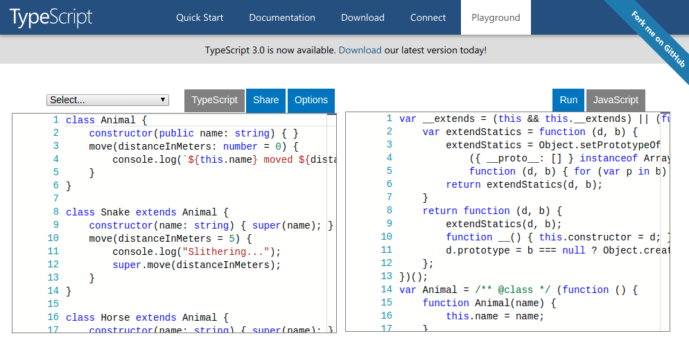 typescript playground